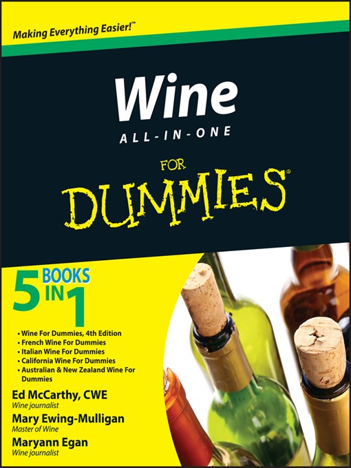 Title details for Wine All-in-One For Dummies by Ed McCarthy - Wait list